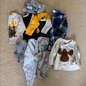 Baby Gap boys long sleeve shirt bundle 12-18 months